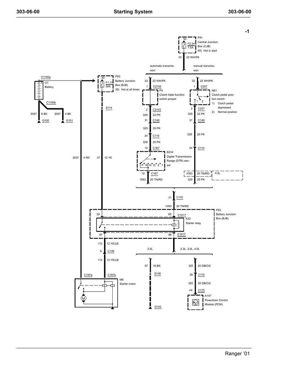 28 2002 Ford Ranger Wiring Diagram Free Wiring Diagram Source