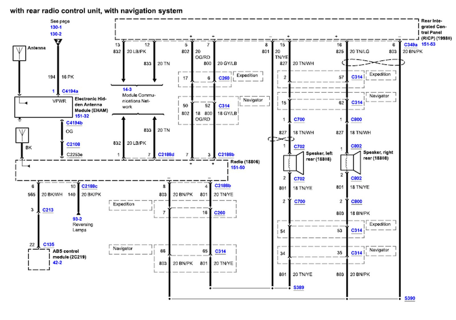 30 2000 Ford Expedition Radio Wiring Diagram Wire Diagram Source 