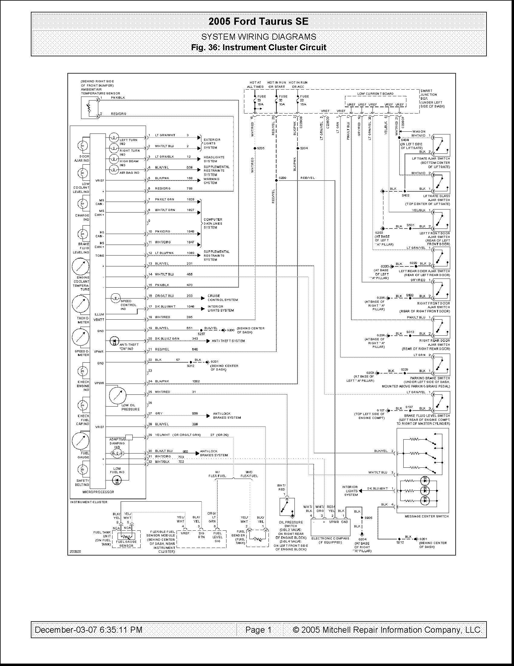  DIAGRAM Ford Radio Wiring Diagram For 1998 Ford Taurus FULL Version 