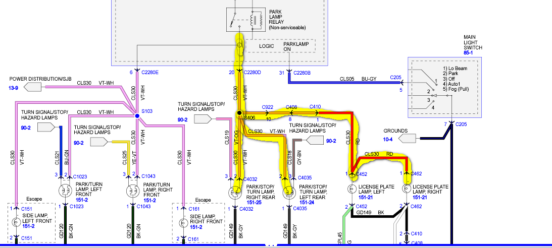 Ford Edge Tail Light Wiring Wiring Diagram