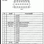 Ford Fiesta Radio Wiring Diagram