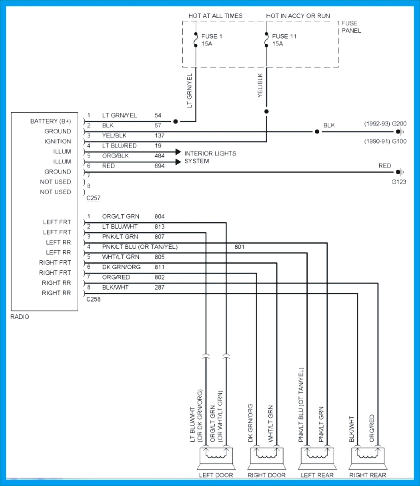 Ford Radio Wiring Diagram Download Free Wiring Diagram