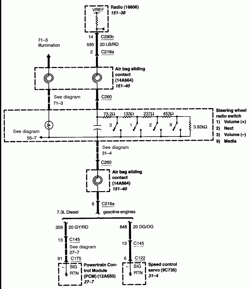 I Am Looking For A Radio 6cd Wiring Diagram For A 2003 Ford Excursion 