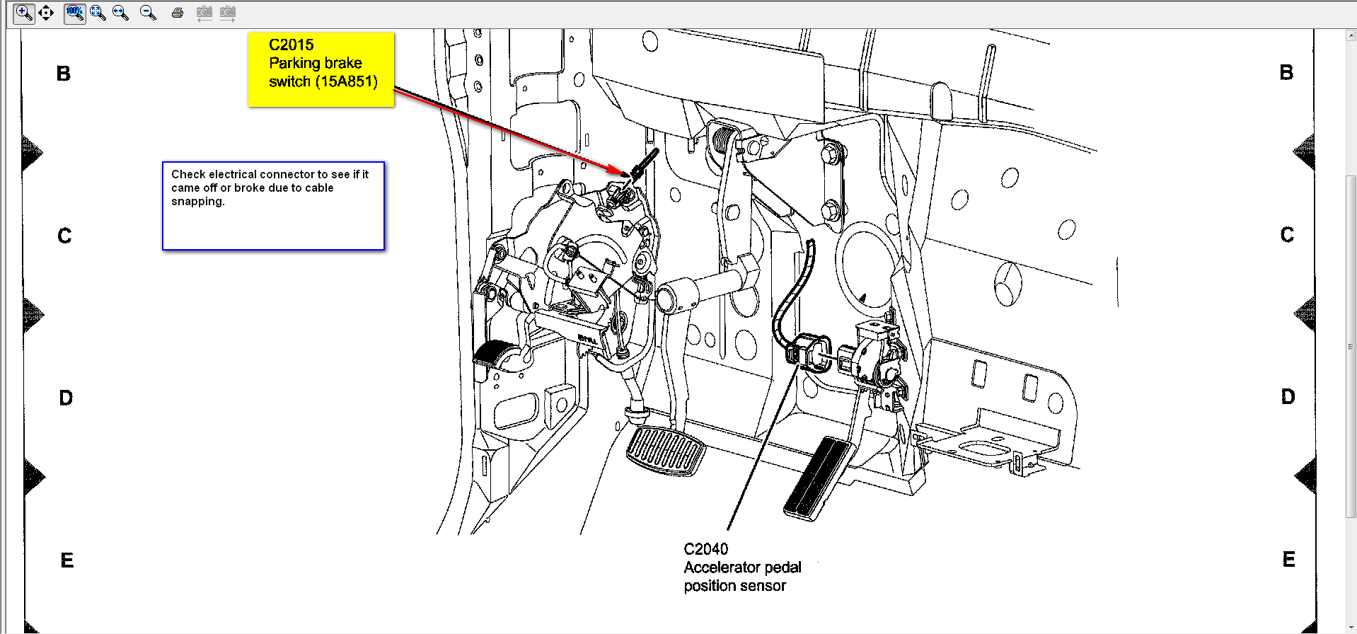 ISSUE PARKING BRAKE LIGHT ON DASH ALWAYS ON The Parking Brake