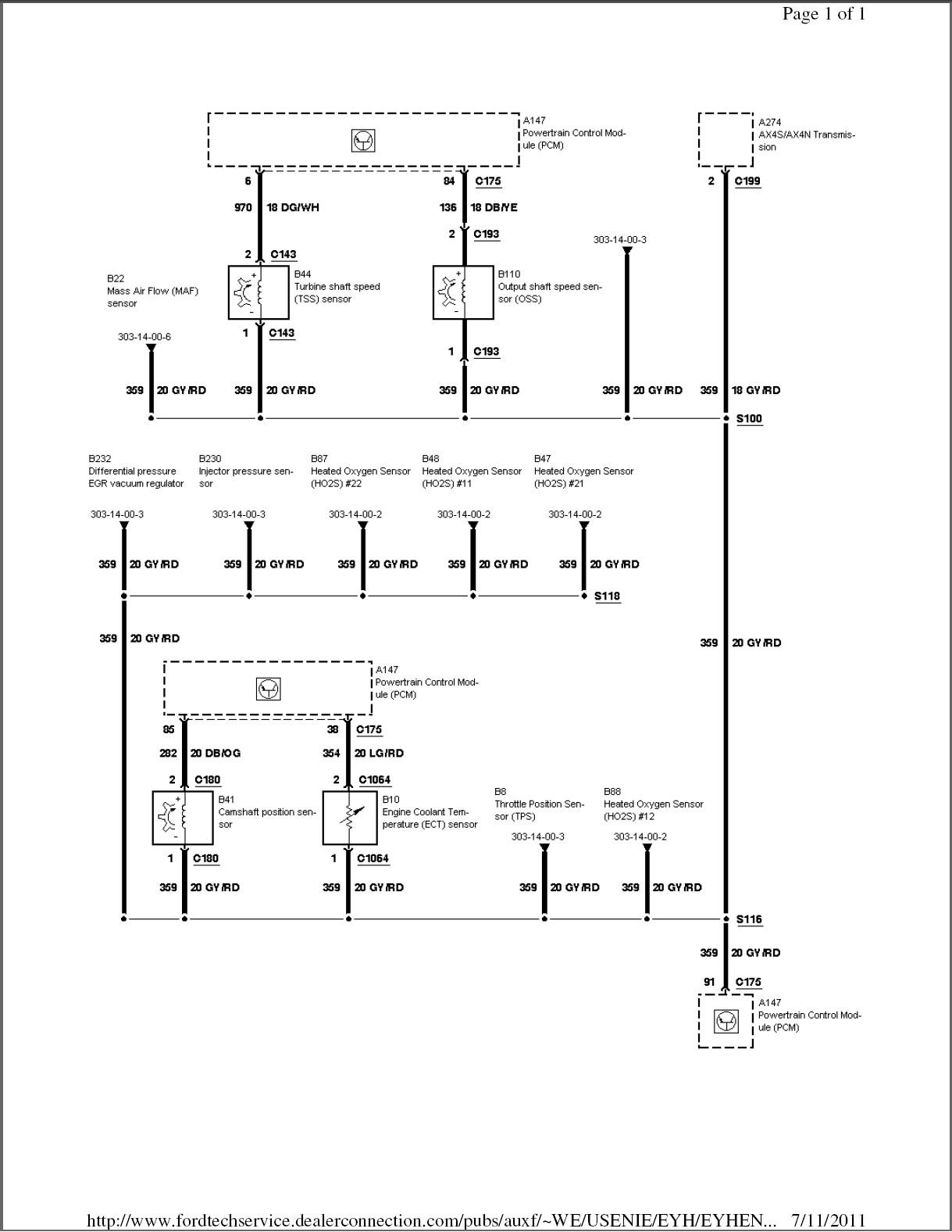 NEED WIRING DIAGRAM FOR 2000 FORD TAURUS