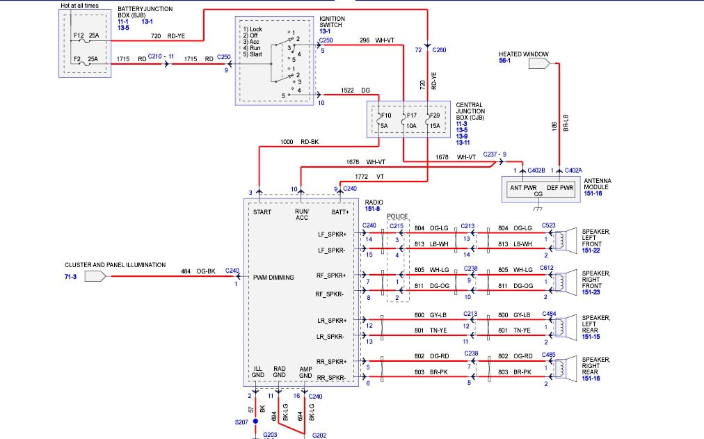 Need Wiring Diagram For 2006 Crown Victoria Police Interceptor Radio 