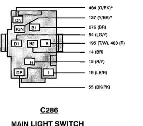 Serina Download 30 1997 Ford Ranger Headlight Switch Wiring Diagram