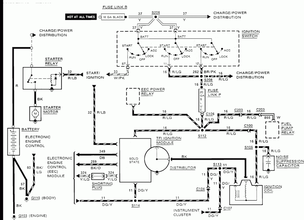 Solenoid Wiring Diagram 91 Ford Tempo