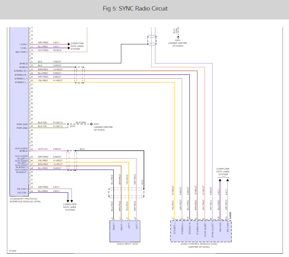 Stereo Wiring Hi I Have A 2012 Ford Transit Van I Am Trying To 