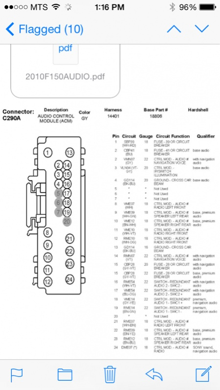 Stock Radio Wiring Page 2 Ford F150 Forum Community Of Ford Truck 