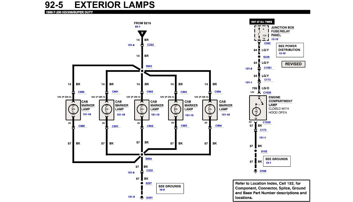 Where Can We Find A 1999 F350 Diesel Truck Wiring Diagram Tail lights