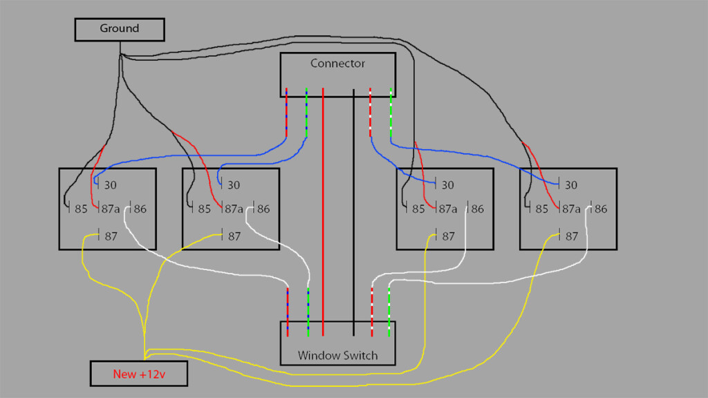 Window Switch Wire Diagram 4 Complete Wiring Schemas