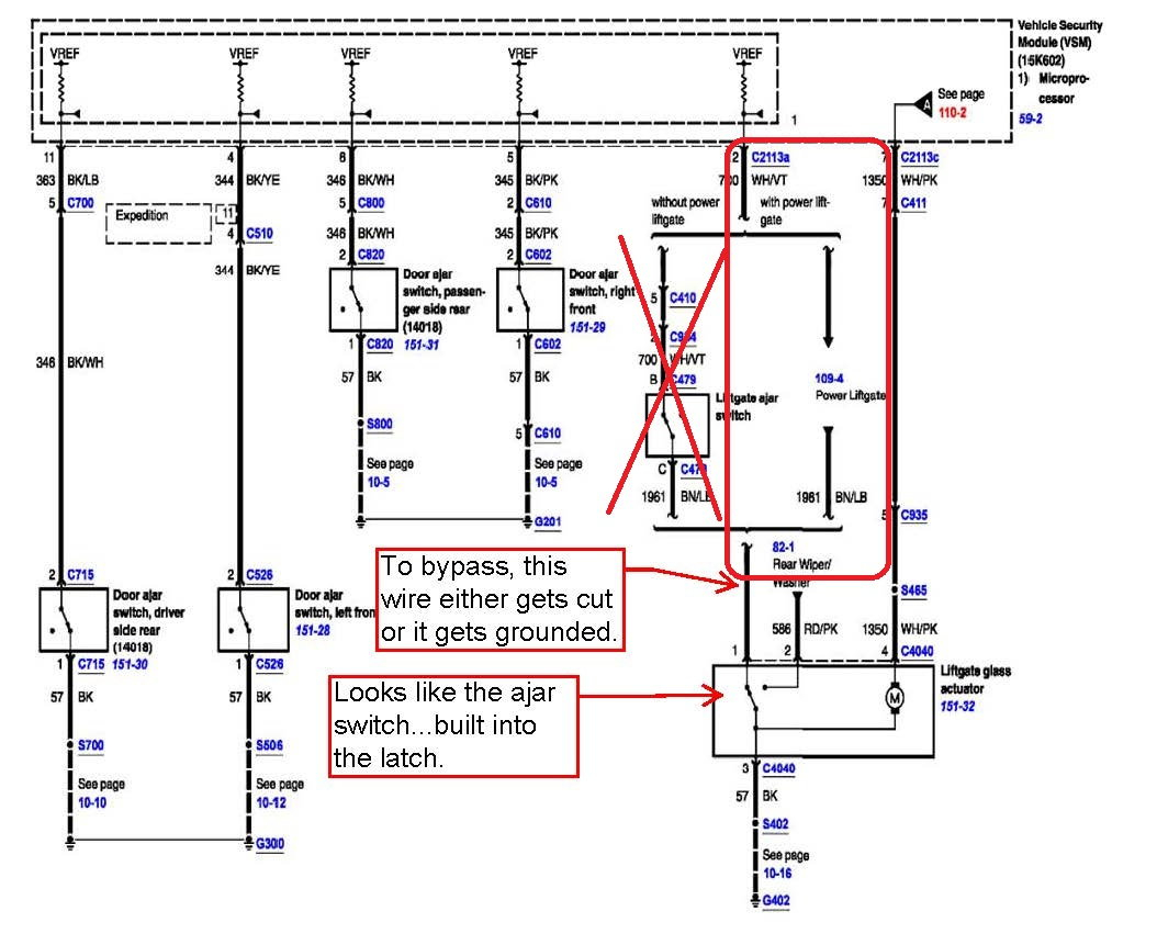 Wiring Diagram PDF 2002 Ford Windstar Door Ajar Wiring Diagram