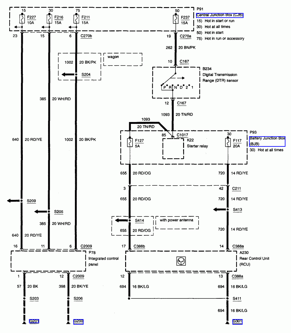 Wiring Diagram PDF 2003 Ford Taurus Wiring Harness