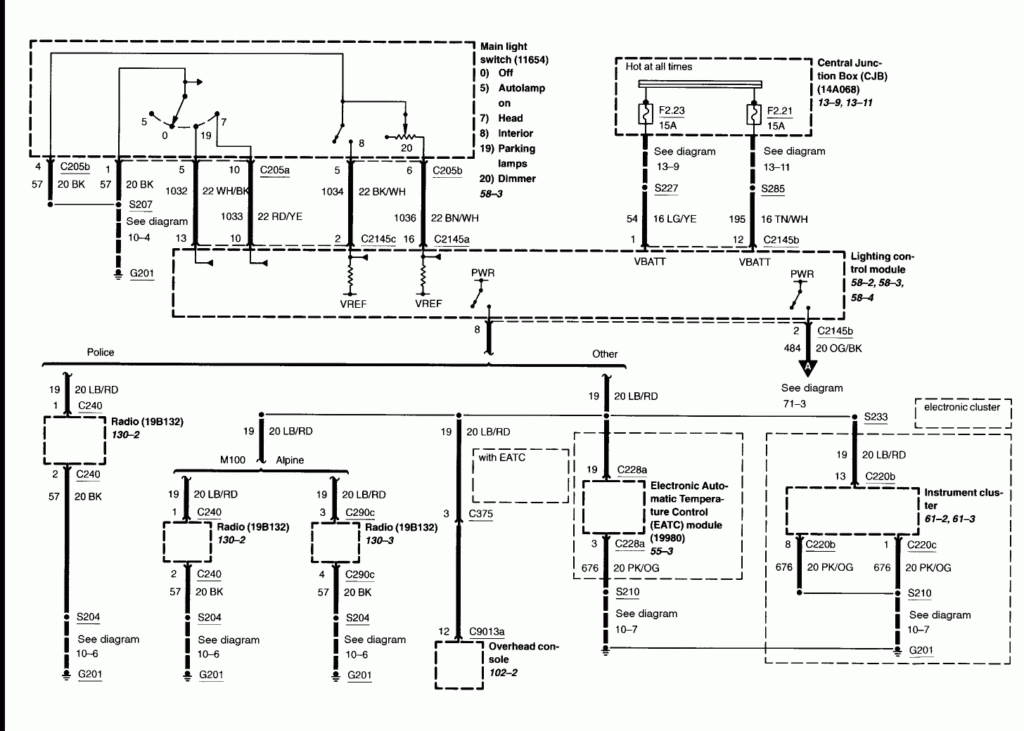 07crown Victoria Factory Radio Wiring Diagram