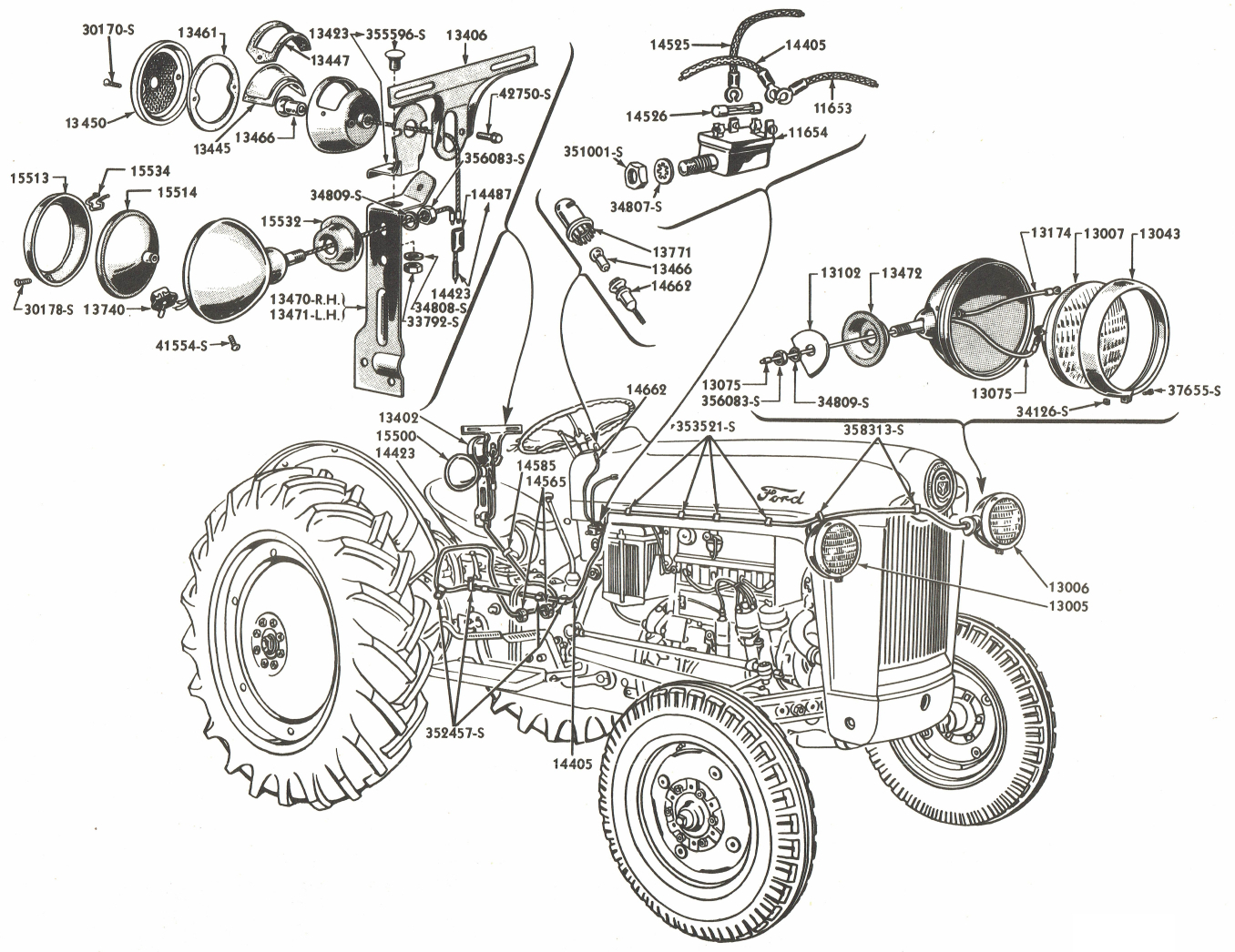 1953 Ford Jubilee Wiring Diagram