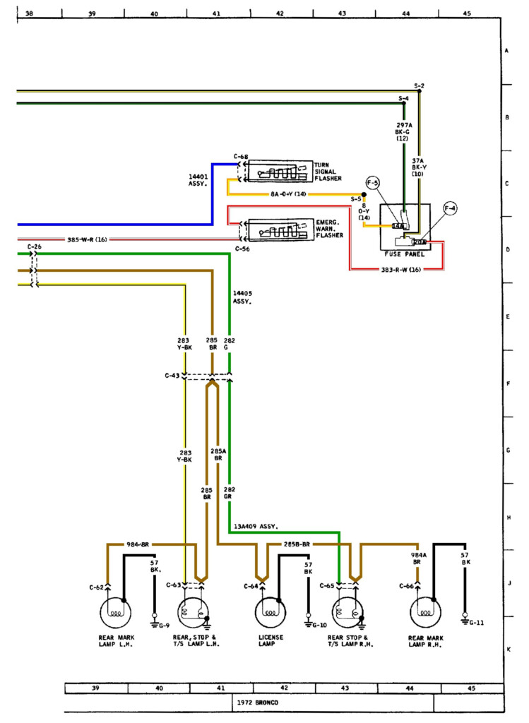  1967 Ford F100 Turn Signal Switch Wiring Diagram