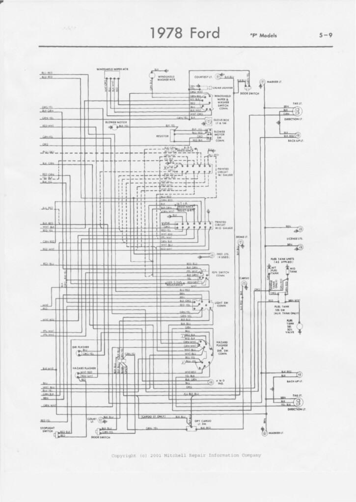 1978 Ford Truck Wiring Diagram