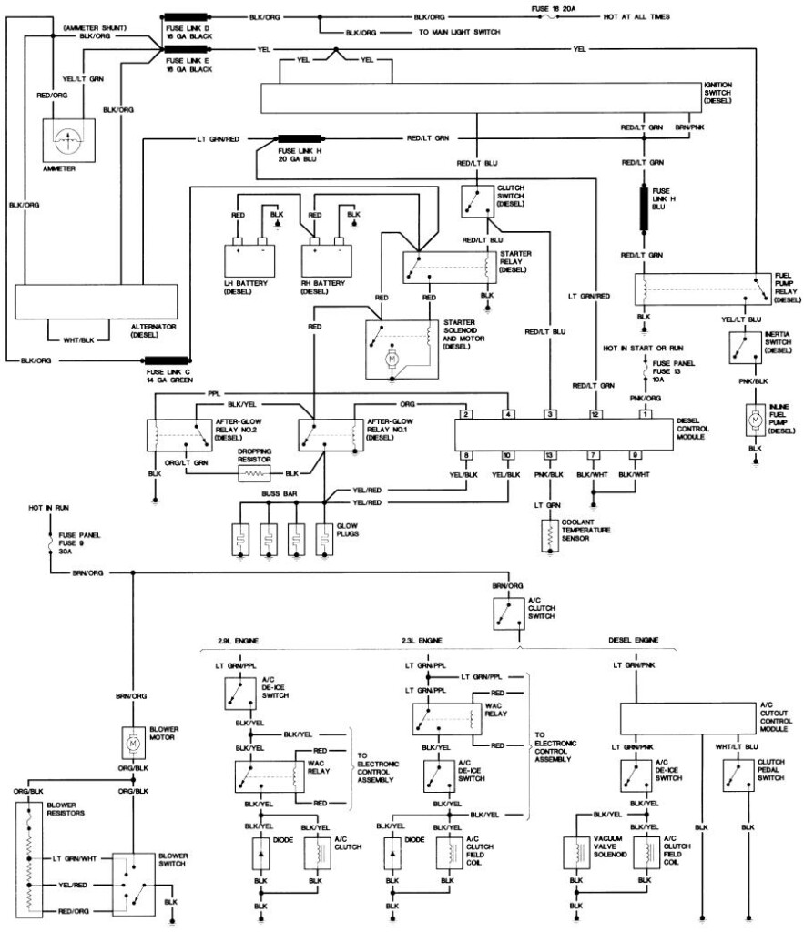 1988 Ford Bronco Ii Radio Wiring Diagram Wiring Diagram