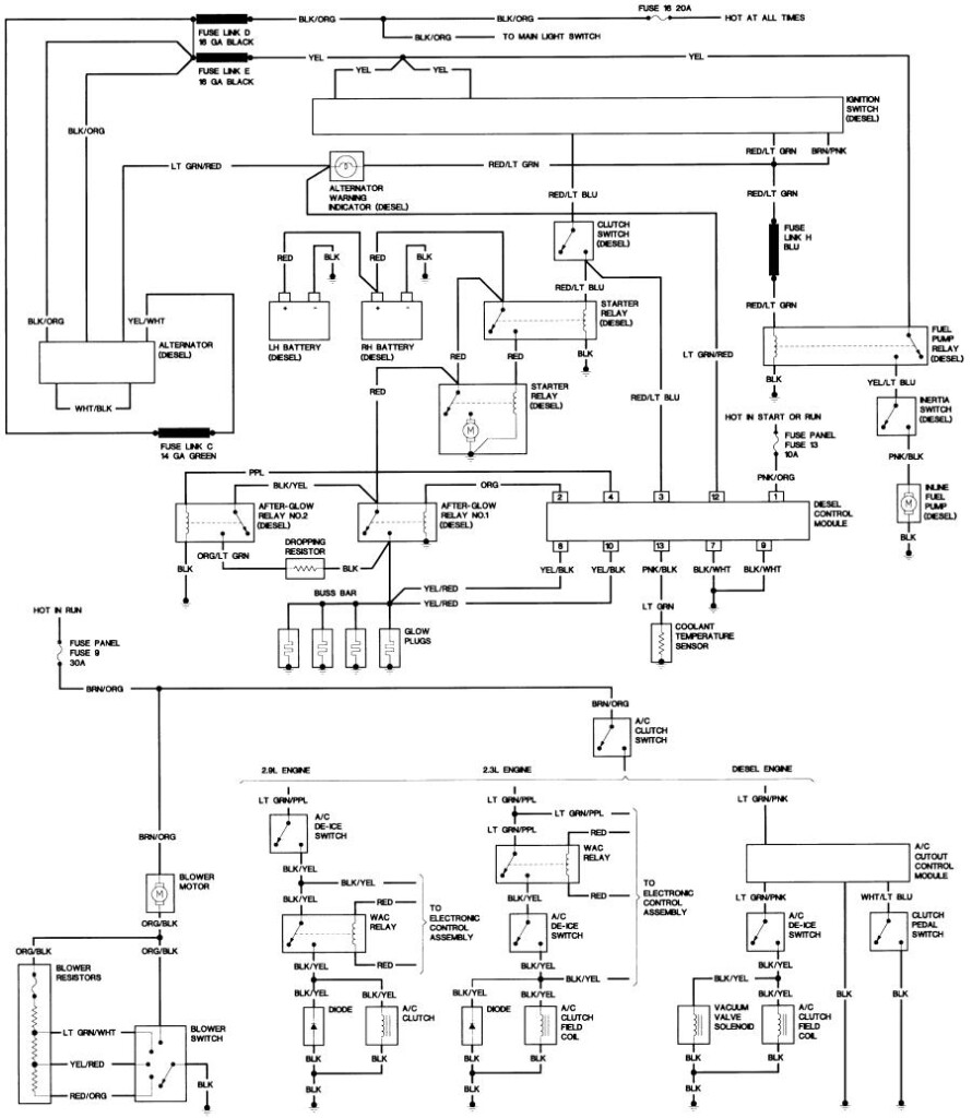 1989 Ford F150 Radio Wiring Diagram