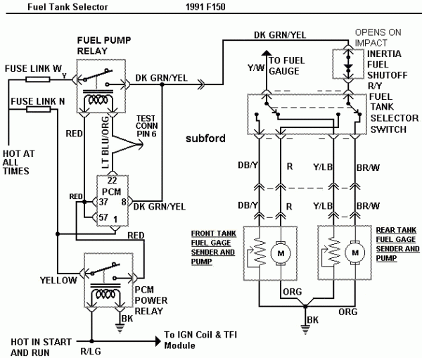 1990 F150 Fuel Pump Wiring Diagram