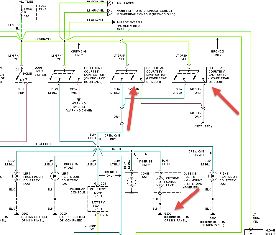 1994 F150 Headlight Wiring Diagram Diagram Ear