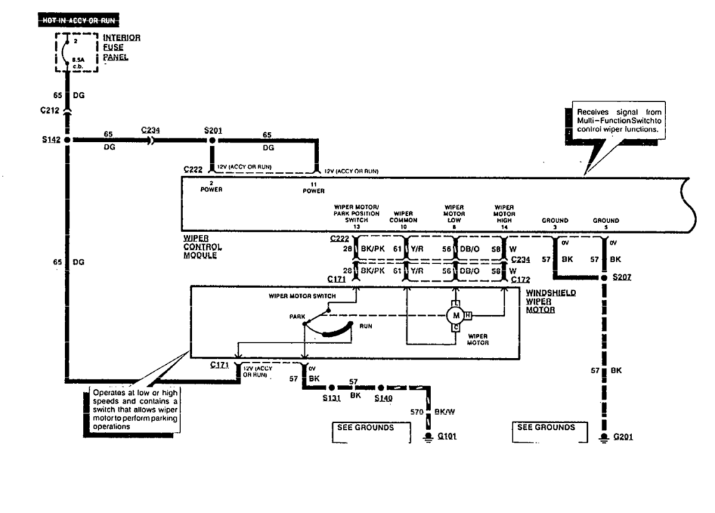  1994 Ford Econoline E150 Low Switch Circuit Repair Method Where Is 