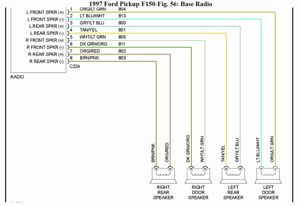 1997 Ford F150 Stereo Wiring Diagram Free Wiring Diagram