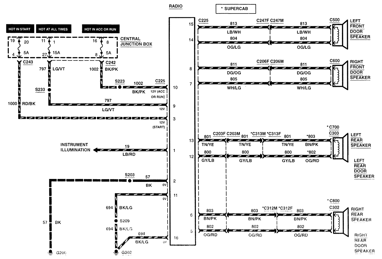 1999 Ford E350 Stereo Wiring Diagram