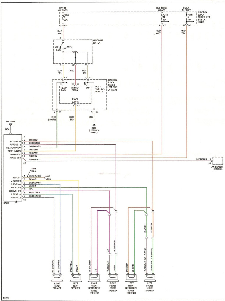 1999 Ford Ranger Radio Wiring Diagram For Your Needs