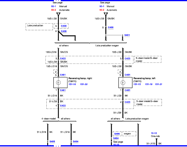 2001 Ford Focus Headlight Switch Wiring Diagram