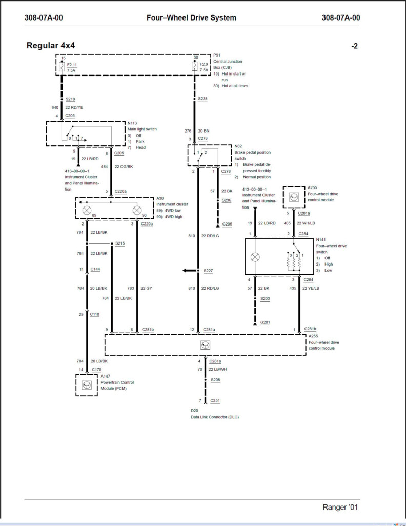 2001 Ford Ranger Xlt Wiring Diagram AAMIDIS blogspot