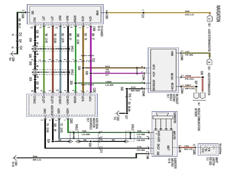 2002 Ford Explorer Car Stereo Radio Wiring Diagram Database Wiring 