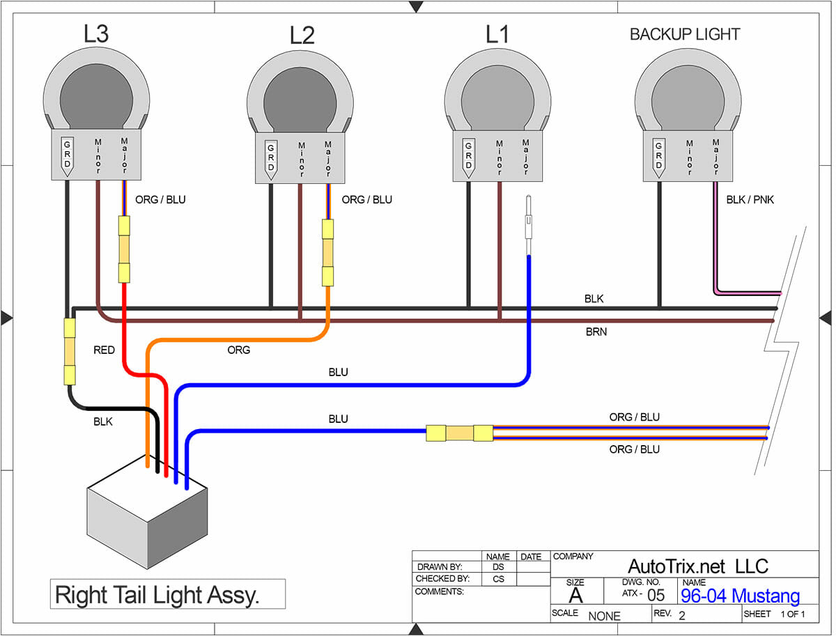 2002 Mustang Tail Light Wiring Diagram Cars Wiring Diagram