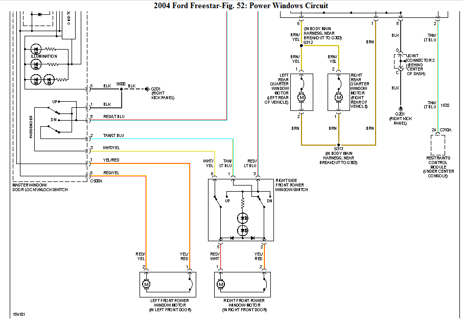 2004 Ford Freestar Wiring Diagram For Your Needs