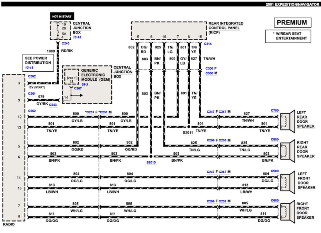 2005 Ford Focus Stereo Wiring Diagram Free Wiring Diagram