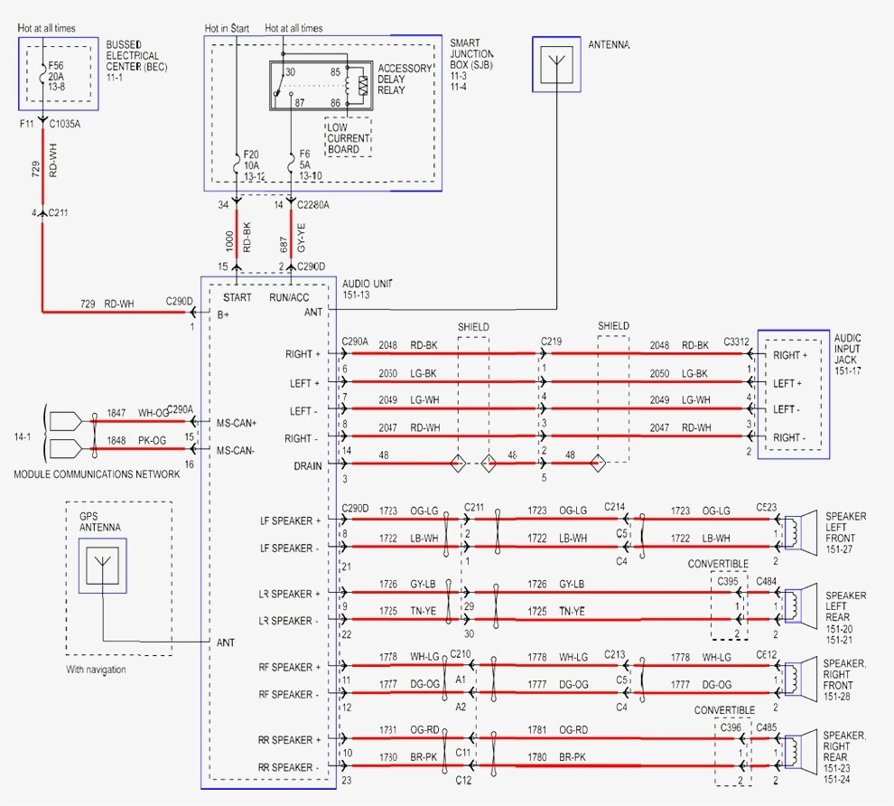 2005 Ford Focus Stereo Wiring Diagram Free Wiring Diagram