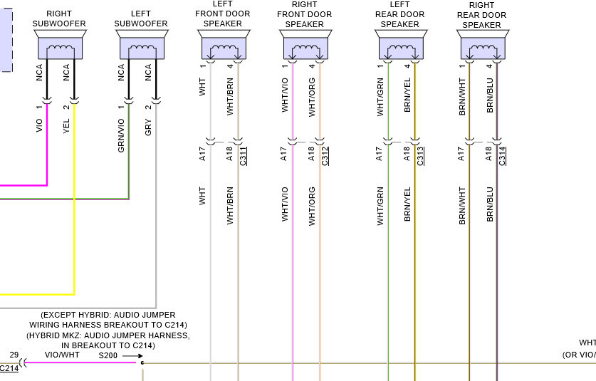 2012 Ford Fusion Radio Wiring Diagram