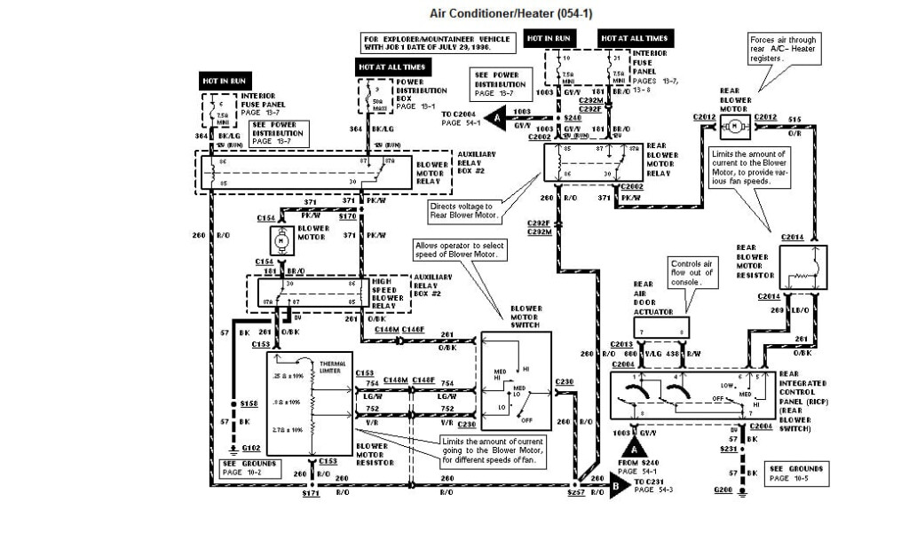 34 1996 Ford Explorer Radio Wiring Diagram Wire Diagram Source 