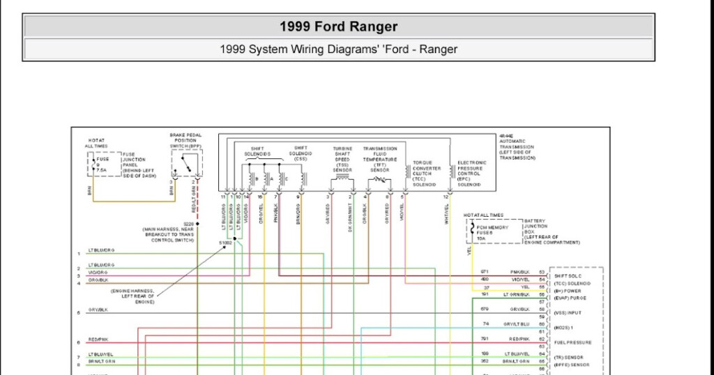 52 2001 Ford Ranger Stereo Wiring Diagram Wiring Diagram Plan