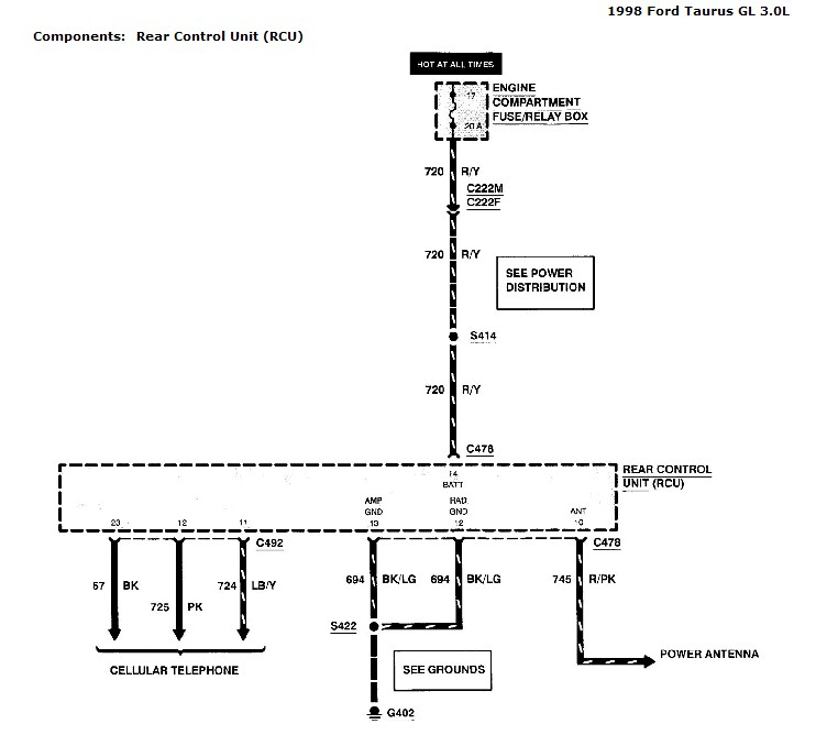 98 Ford Taurus Radio Wiring Diagram Upgreen