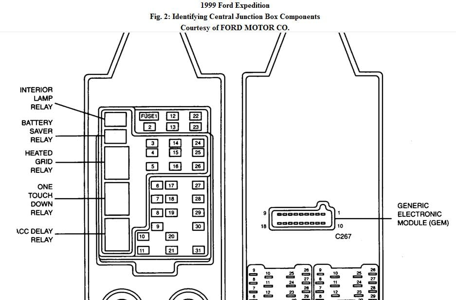 99 Ford Taurus Radio Wiring Diagram