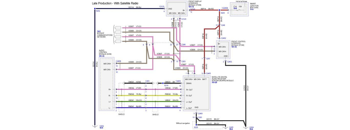  DIAGRAM Ford Wiring Diagrams Radio Escape FULL Version HD Quality 