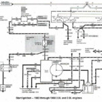 Ford Bronco II And Ranger 1983 1988 Start Ignition Wiring Diagram All