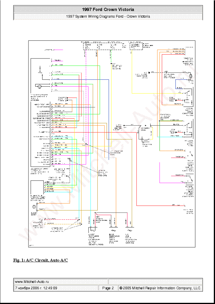 Ford Crown Victoria Wiring Diagram Wiring Diagram