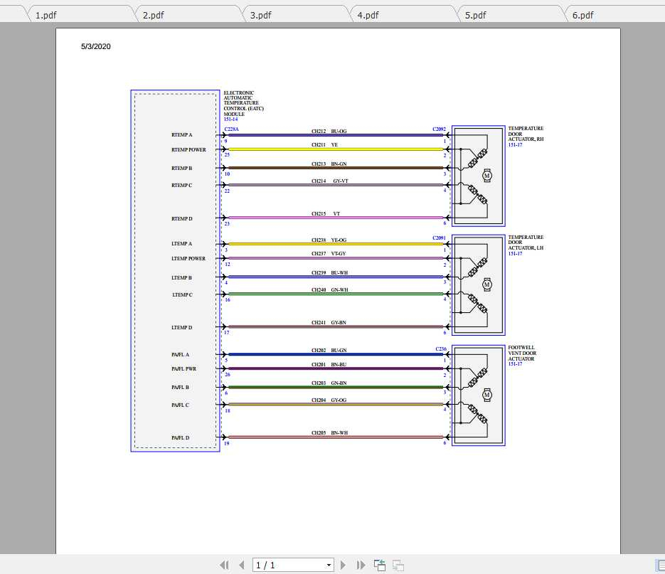 Ford Escape 2016 Electrical Wiring Diagram Auto Repair Manual Forum 