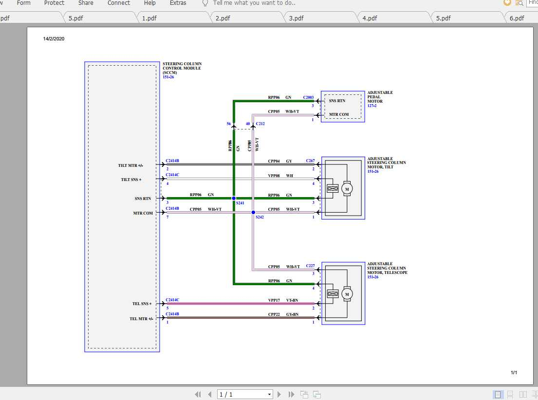 Ford Explorer 2015 Electrical Wiring Diagram