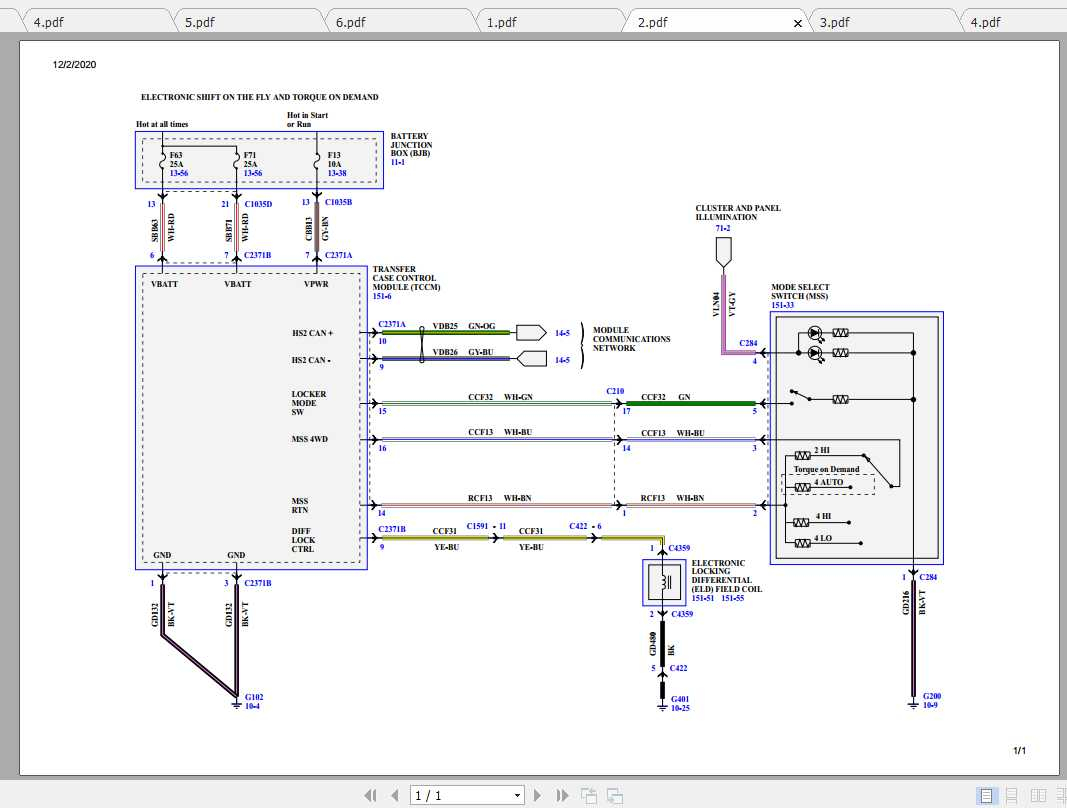 Ford F150 2019 Electrical Wiring Diagram Auto Repair Software Auto 