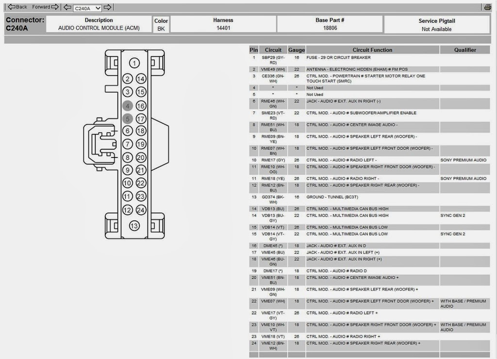 Ford Fiesta Mk5 Stereo Wiring Diagram Wiring Diagram