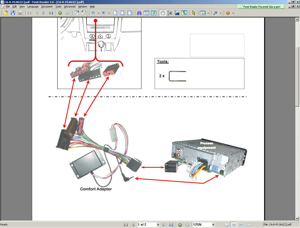 Ford Mondeo Mk1 Radio Wiring